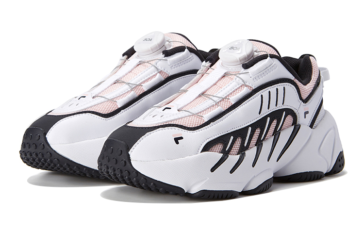 Order (JR) FILA Retro Low 'Rosa Blanco Negro' K15G041112FPW