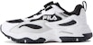 (JR) Kasut Lari Retro FILA 'Putih Hitam' K55B041101FNW