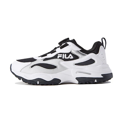 (Youth) FILA Retro Running Shoe 'White Black'