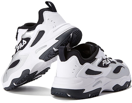 (Youth) FILA Retro Running Shoe 'White Black' K55B041101FNW Shop (Youth) FILA Retro Running Shoe 'White Black' K55B041101FNW