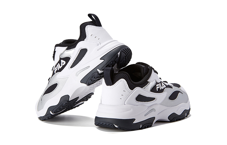 Shop (Youth) FILA Retro Running Shoe 'White Black' K55B041101FNW