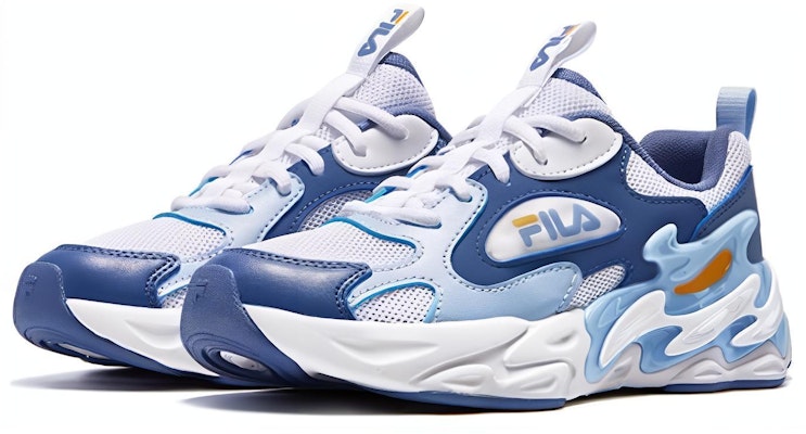 (Youth) FILA Retro Shoes 'Blue' K15B321104FWC Lookbook (Youth) FILA Retro Shoes 'Blue' K15B321104FWC