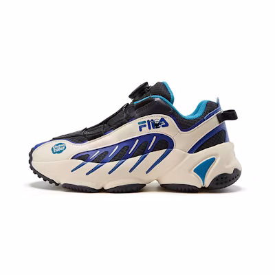(Youth) FILA Retro Sneaker 'Black White Blue'