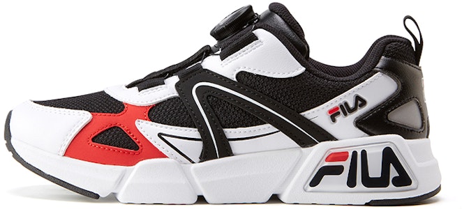 大童 Fila 斐樂 復古低幫運動鞋 黑白紅 Buy 大童 Fila 斐樂 復古低幫運動鞋 黑白紅