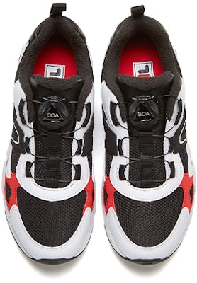(Youth) FILA Retro Sport Shoes 'Black White Red' K15B041116FBW Lookbook (Youth) FILA Retro Sport Shoes 'Black White Red' K15B041116FBW