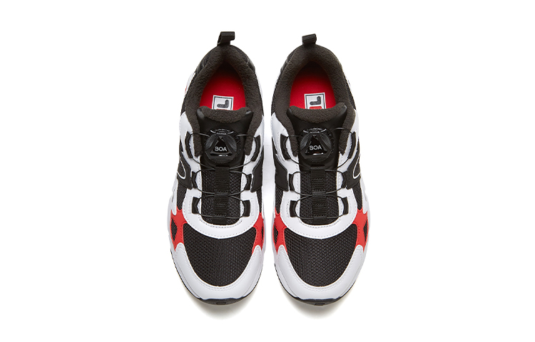 Lookbook (JR) Scarpe Sportive Retrò FILA ''Nero Bianco Rosso'' K15B041116FBW