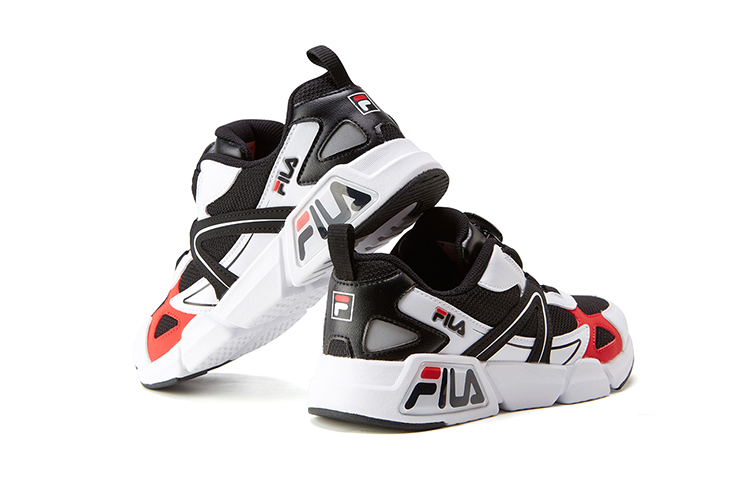 Shop (JR) Scarpe Sportive Retrò FILA ''Nero Bianco Rosso'' K15B041116FBW