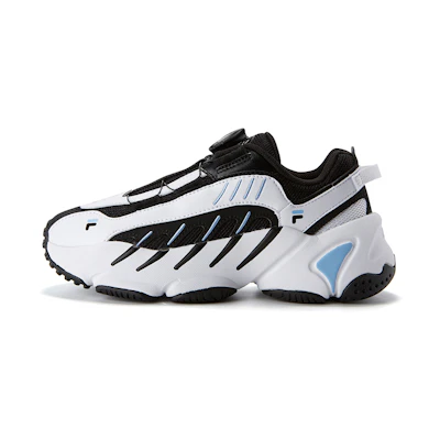 (Youth) FILA Retro Sport Shoes 'White Black Blue'