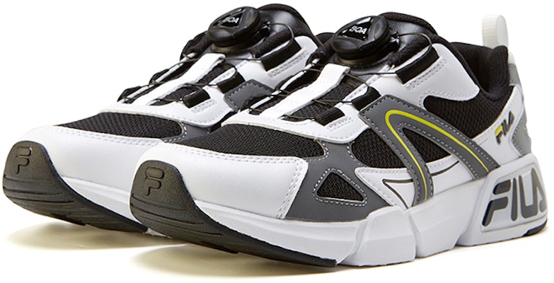 (Youth) FILA Retro Sport Shoes 'White Black Gray' K15B041116FBQ Order (Youth) FILA Retro Sport Shoes 'White Black Gray' K15B041116FBQ