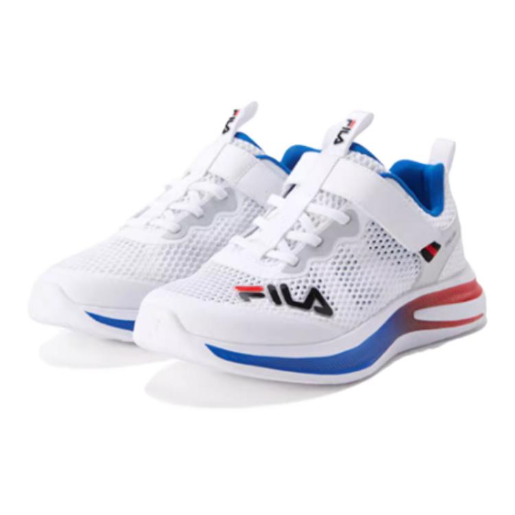 Lookbook 大童 FILA斐樂 SOFT TRAINER 潮流 舒適 防滑耐磨 兒童訓練鞋 白藍紅