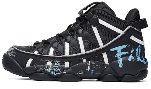 (W) FILA Spaghetti VNTG 黑/白/蓝色篮球鞋 T12W041204FBK Buy (W) FILA Spaghetti VNTG 黑/白/蓝色篮球鞋 T12W041204FBK