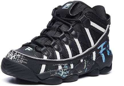 (W) FILA Spaghetti VNTG 黑/白/蓝色篮球鞋 T12W041204FBK Order (W) FILA Spaghetti VNTG 黑/白/蓝色篮球鞋 T12W041204FBK