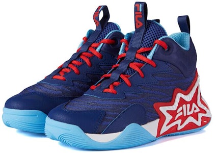 (JR) 휠라 블루레드 농구화 (Filla Beuluredeu Nongguhwa) K15B242201FMT Lookbook (JR) 휠라 블루레드 농구화 (Filla Beuluredeu Nongguhwa) K15B242201FMT