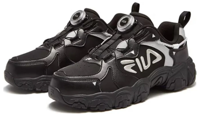 兒童 FILA 斐樂 貓爪 舒適 耐磨輕便 低幫 兒童跑步鞋 黑色 Lookbook 兒童 FILA 斐樂 貓爪 舒適 耐磨輕便 低幫 兒童跑步鞋 黑色