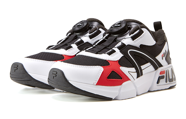 Order (JR) 휠라 스포츠 로우 블랙 화이트 (FILA 로우 블랙/화이트) K15B041156FBW