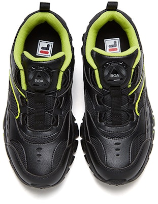 (Youth) FILA Sportswear Basketball Sneakers 'Black Green' K15B042501FBG Lookbook (Youth) FILA Sportswear Basketball Sneakers 'Black Green' K15B042501FBG