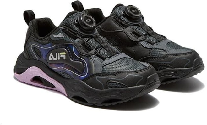 (Youth) FILA Sportswear Running Shoes 'Black Lilac' K15B342504FBO Lookbook (Youth) FILA Sportswear Running Shoes 'Black Lilac' K15B342504FBO