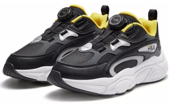 (Youth) FILA Sportswear Running Shoes 'Black White' K15B341133FBG Lookbook (Youth) FILA Sportswear Running Shoes 'Black White' K15B341133FBG