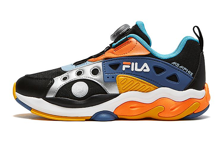 (Youth) FILA Sportswear Sneakers 'Black Blue Orange' K15B331103FBI