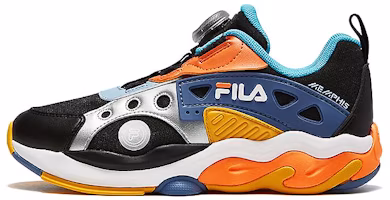 (Youth) FILA Sportswear Sneakers 'Black Blue Orange' K15B331103FBI (Youth) FILA Sportswear Sneakers 'Black Blue Orange' K15B331103FBI