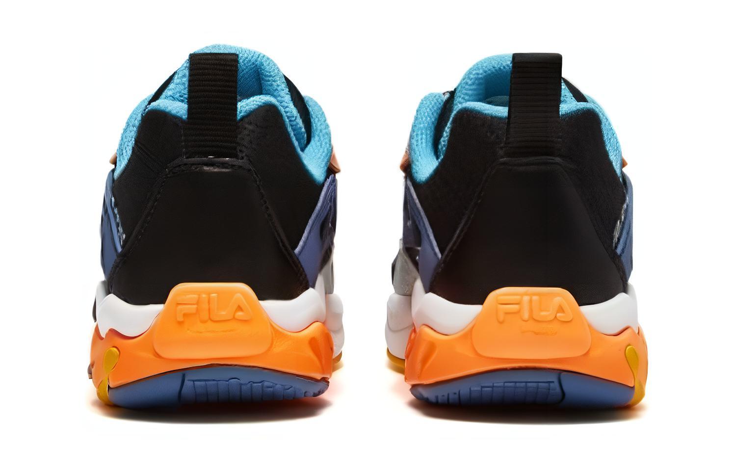 Shop (JR) Sneakers FILA Sportswear ''Nero Blu Arancione'' K15B331103FBI