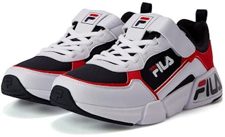 (JR) 휠라 스포츠화 (흰/검/빨) K15B231131FNR Lookbook (JR) 휠라 스포츠화 (흰/검/빨) K15B231131FNR