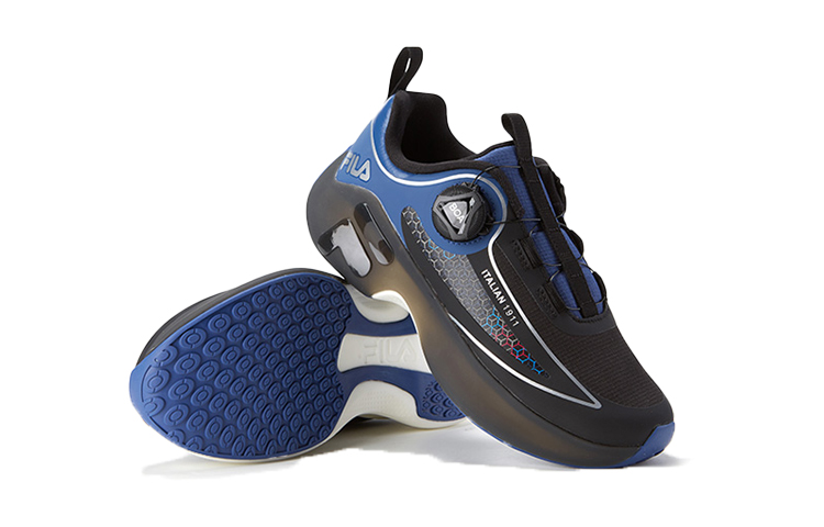 Lookbook (JR) FILA Venom 94 Baskets Running Bleu/Noir K15B042401FBB
