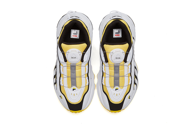 Shop (JR) Sneakers FILA Vintage LowTop 'Putih Kuning Hitam' K15B041112FYW