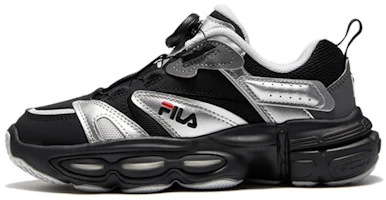 (Youth) FILA Vintage Sport Sneakers 'Black SIlver' K15B341119FBS (Youth) FILA Vintage Sport Sneakers 'Black SIlver' K15B341119FBS