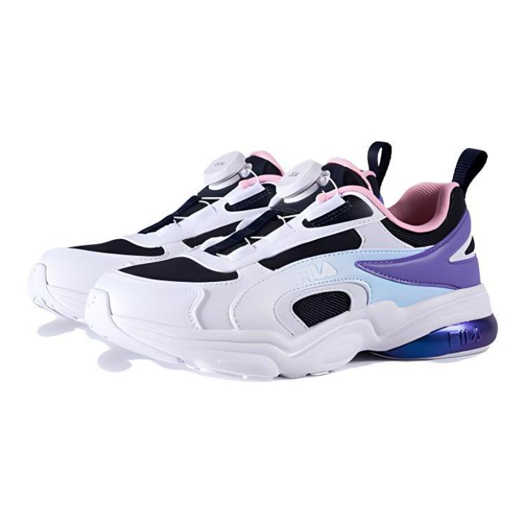 (Youth) FILA Volante 2 Sneakers 'White Purple Black' 圖 3