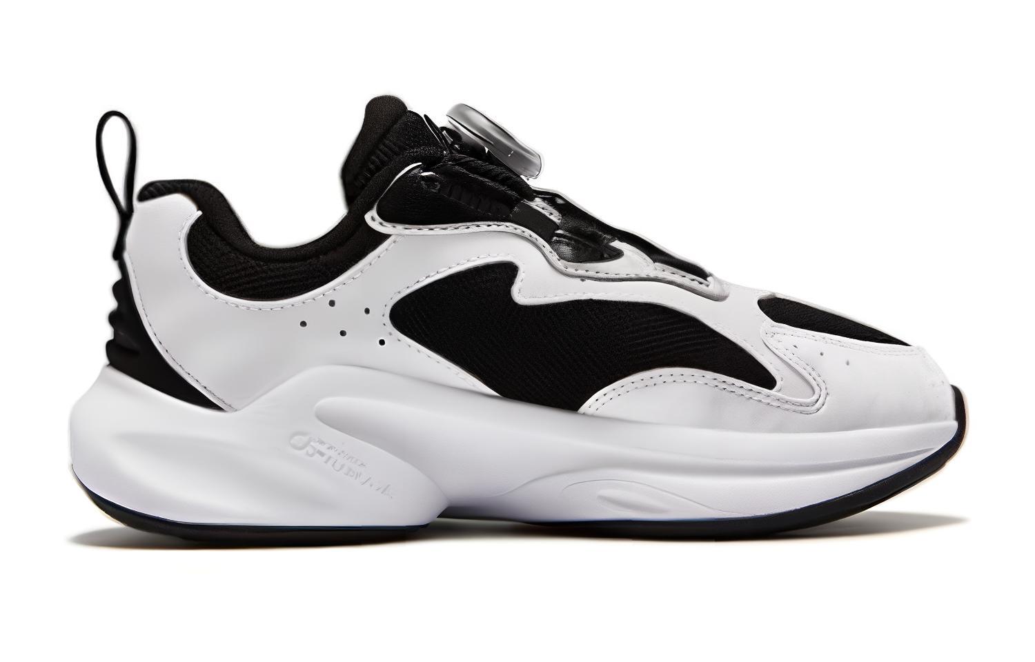 (Youth) FILA WHALE II Sneakers 'Black White' 圖 2