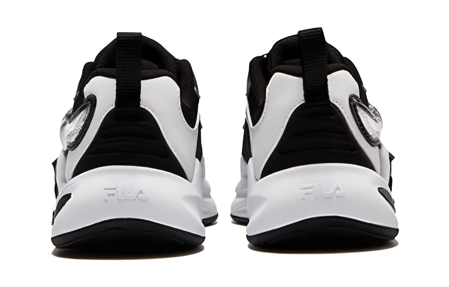 (Youth) FILA WHALE II Sneakers 'Black White' 圖 4
