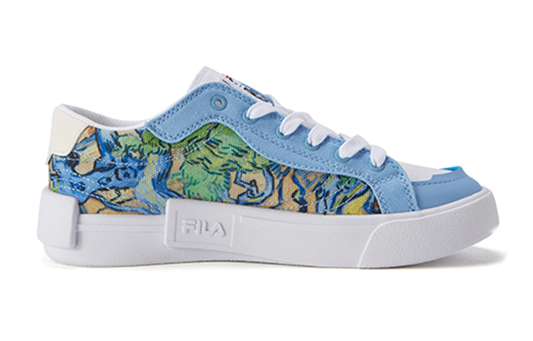 Order (JR) Chaussures de Skate FILA x Van Gogh ''Bleu Blanc''. K15B224305FBW