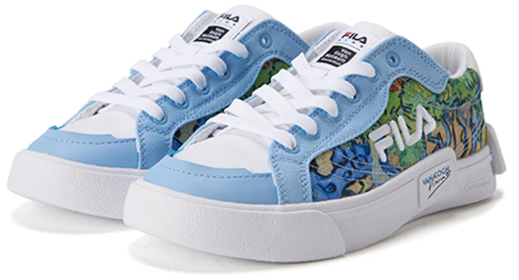 (JR) Chaussures de Skate FILA x Van Gogh ''Bleu Blanc''. K15B224305FBW Lookbook (JR) Chaussures de Skate FILA x Van Gogh ''Bleu Blanc''. K15B224305FBW