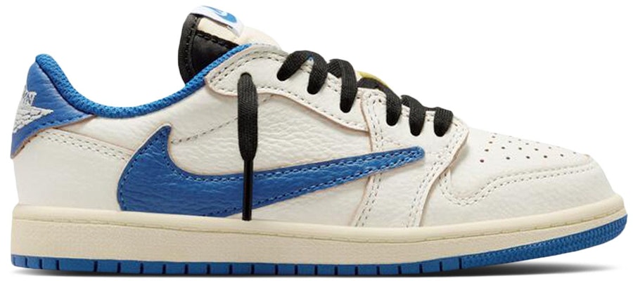 (Youth) Fragment Design x Travis Scott x Air Jordan Air 1 Retro Low OG SP 'Sail Military Blue' DO5442-104 Buy (Youth) Fragment Design x Travis Scott x Air Jordan Air 1 Retro Low OG SP 'Sail Military Blue' DO5442-104