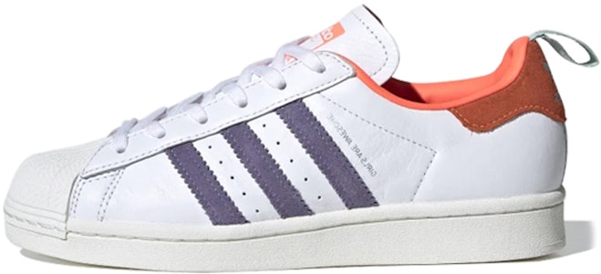 大童 adidas originals Superstar 50 J 潮流百搭 復古 低筒 板鞋 白紫粉 Buy 大童 adidas originals Superstar 50 J 潮流百搭 復古 低筒 板鞋 白紫粉