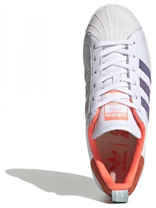 大童 adidas originals Superstar 50 J 潮流百搭 復古 低筒 板鞋 白紫粉 Shop 大童 adidas originals Superstar 50 J 潮流百搭 復古 低筒 板鞋 白紫粉