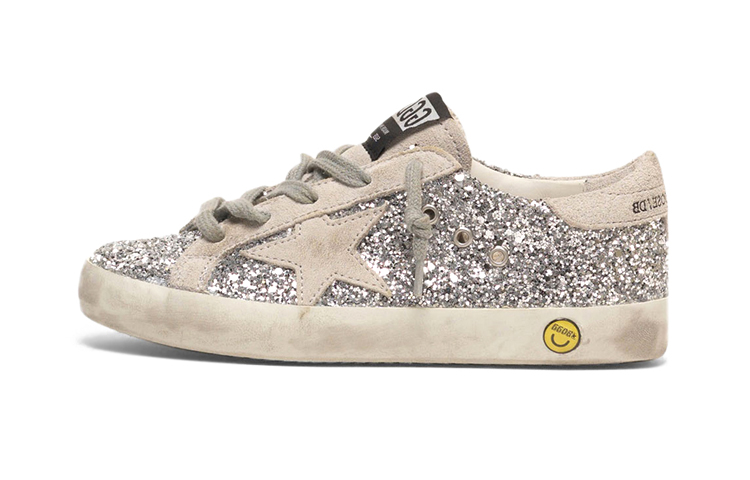 Buy (Youth) Golden Goose Super-Star 'Silver' GCOKS301.R8