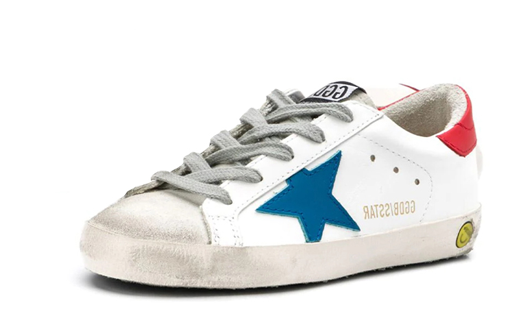 (Youth) Golden Goose Super-Star 'White Distressed'