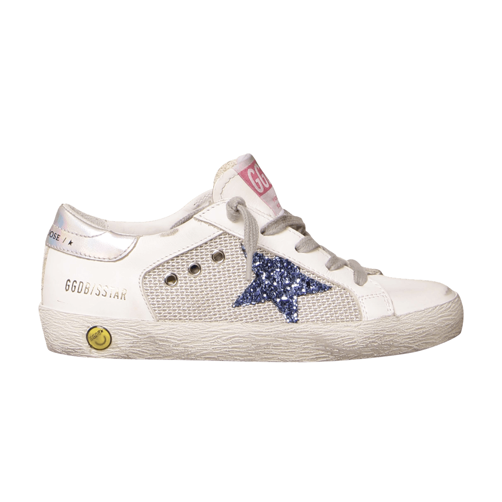 (Youth) Golden Goose Superstar 'White Captain Blue Glitter'