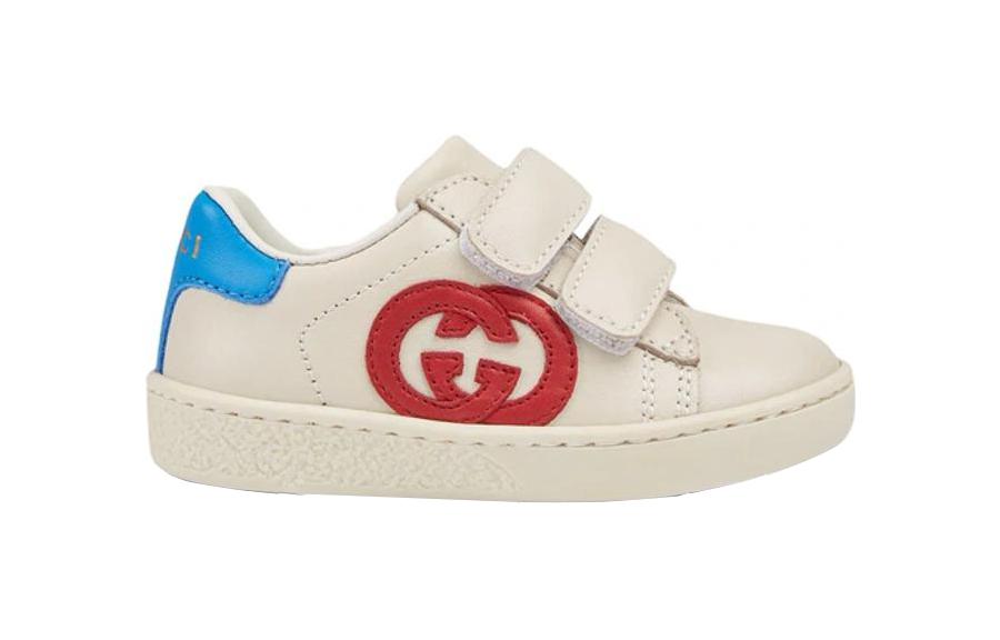 (Youth) Gucci Ace Leather 'Interlocking G - Mystic White Hibiscus' 圖 2