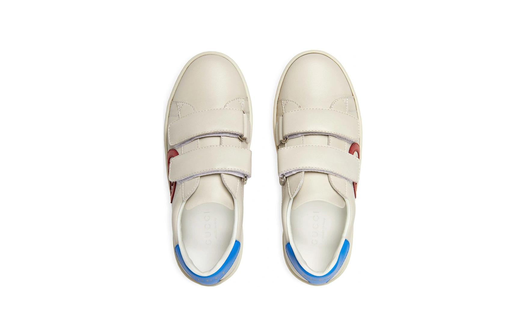 (Youth) Gucci Ace Leather 'Interlocking G - Mystic White Hibiscus' 圖 3