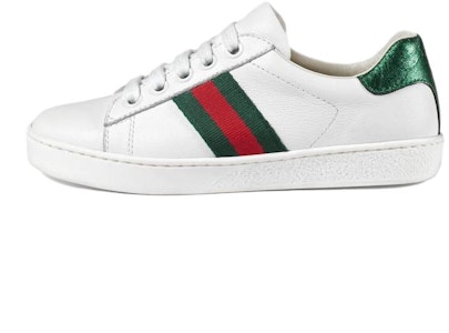 兒童 GUCCI古馳 ACE 時尚 低筒 兒童板鞋 白色 Buy 兒童 GUCCI古馳 ACE 時尚 低筒 兒童板鞋 白色