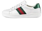 Buy (JR) Gucci Ace Leather 'Putih Hijau Merah' 433148-CPWE0-9075