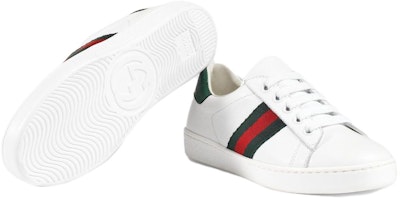 (JR) Gucci Ace Kulit 'Putih Hijau Merah' 433148-CPWE0-9075 Details for (JR) Gucci Ace Kulit 'Putih Hijau Merah' 433148-CPWE0-9075