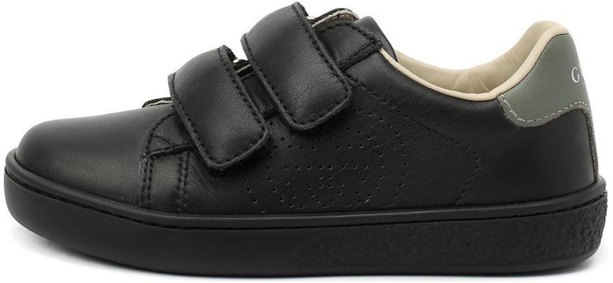 (Youth) Gucci Ace Leather Sneakers 'Black' 630619-BLN70-1065 Buy (Youth) Gucci Ace Leather Sneakers 'Black' 630619-BLN70-1065