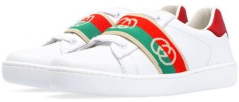 (Youth) Gucci Ace Sneaker With Interlocking G Web 'White' 662211-D8050-9081 (Youth) Gucci Ace Sneaker With Interlocking G Web 'White' 662211-D8050-9081