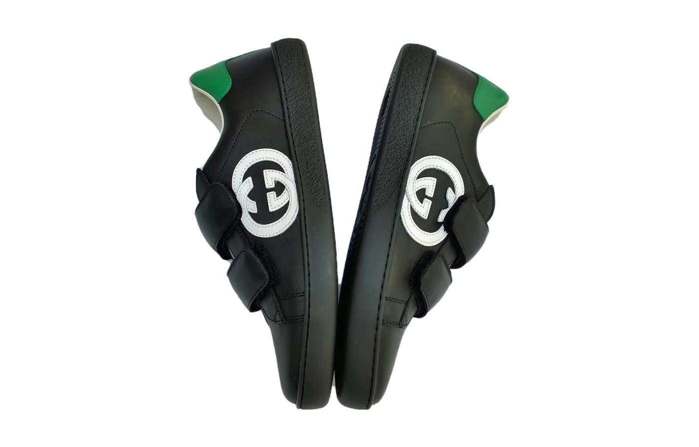 Purchase (JR) Sneakers Gucci Ace 'Hitam' 649759-BOQB0-1061