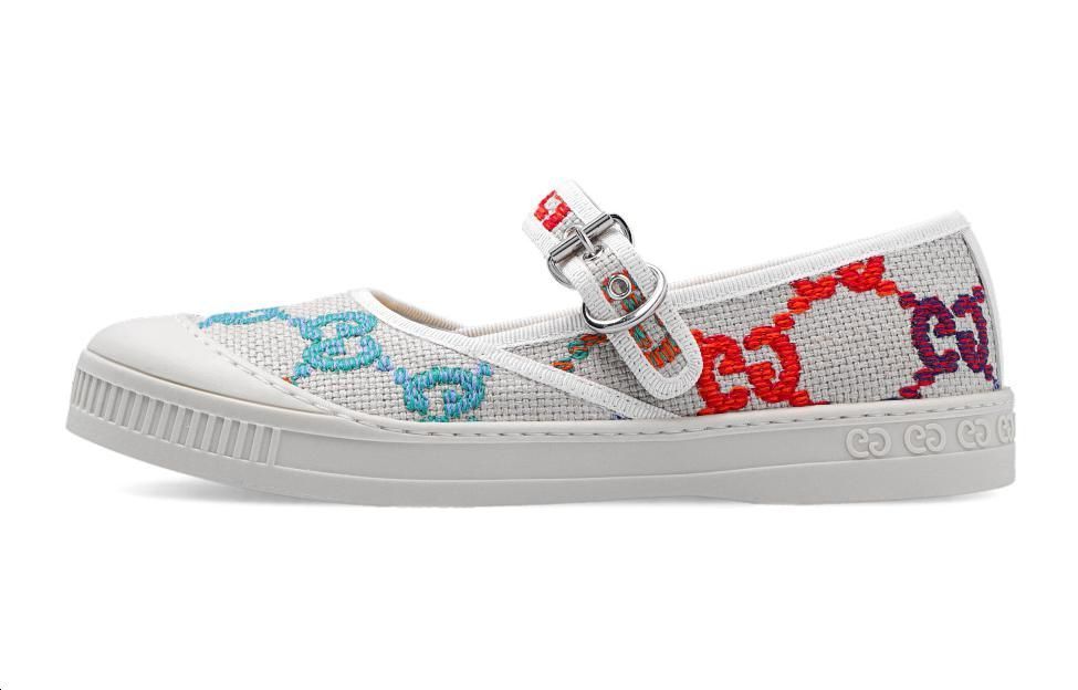 (Youth) Gucci Ballet Flat 'Elegant White' 681374-UFTB0-8468