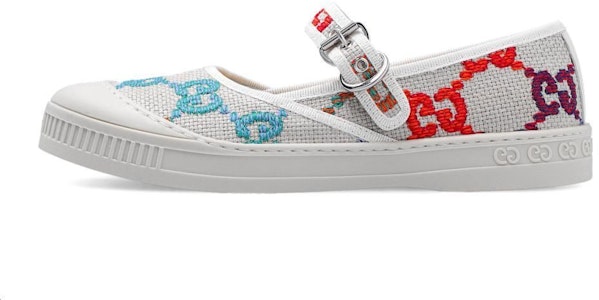 大童 GUCCI 古馳 時尚優雅芭蕾舞平底鞋 白色 Buy 大童 GUCCI 古馳 時尚優雅芭蕾舞平底鞋 白色